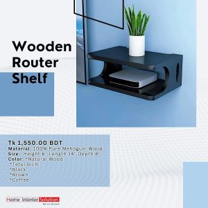 Wooden Router Shelf
