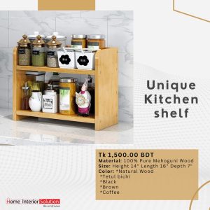 Unique Kitchen Shelf