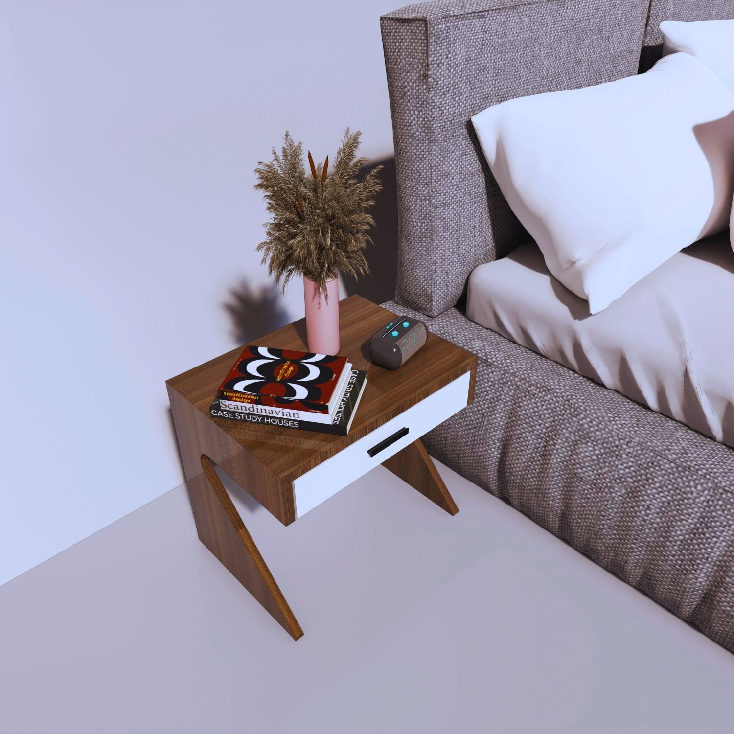 Modern Bedside Table - Image 2