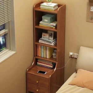 GaRcan Modern 5-Tier Bedside Storage Cabinet